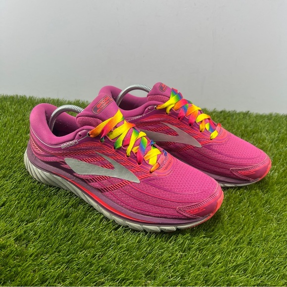 Size 10 Brooks Glycerin 15  Women's Running Shoes Medium ( B ) Pink - Picture 1 of 9